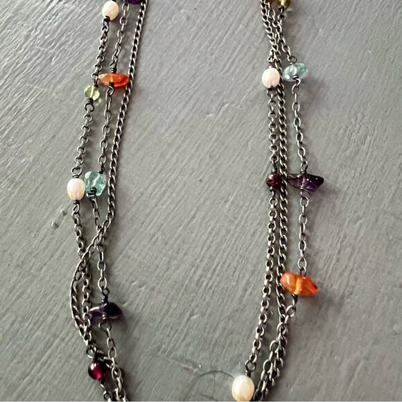 Silpada 925 Sterling Silver Multi Chain Necklace - Picture 4 of 9